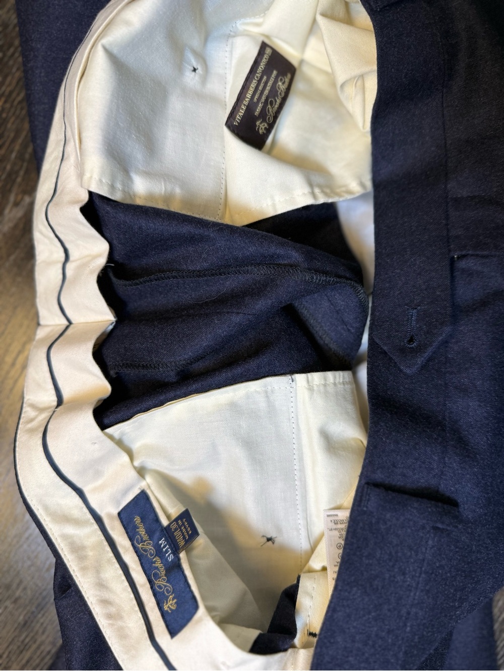 Brooks Brothers 46R Regent VBC Wool Rowing Blazer Suit 40x30 - Picture 14 of 14